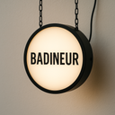 Boîte Lumineuse Circulaire  Alluminium Personnalisable – Design Unique et Éclairage LED Haute Qualité pour Magasins et Bureaux