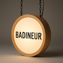 Boîte Lumineuse Circulaire  Bois Personnalisable – Design Unique et Éclairage LED Haute Qualité pour Magasins et Bureaux