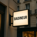 Enseigne Drapeau Carré  Alluminium Personnalisable – Design Unique et Éclairage LED Haute double face (Copie)