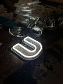 Lettrage Néon Personnalisé sur Plaque Acrylique PMMA – Enseigne LED Décorative Intérieure sur Mesure