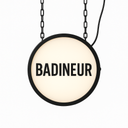 Boîte Lumineuse Circulaire  Alluminium Personnalisable – Design Unique et Éclairage LED Haute Qualité pour Magasins et Bureaux