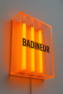 Boîte Lumineuse Intérieur / Extérieur PMMA fluorescent Personnalisable – Design Unique et Éclairage LED Haute Qualité pour Magasins et Bureaux